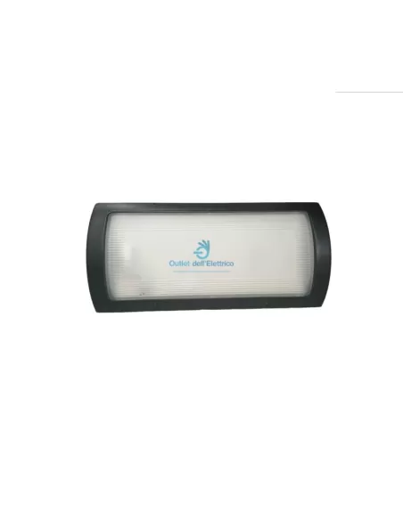 Performance in lighting 007741 24w black folio wall lamp IP44